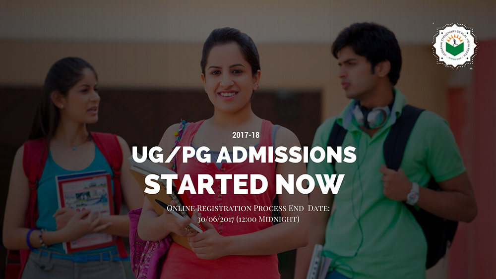 UG/PG ADMISSIONS 2017-18