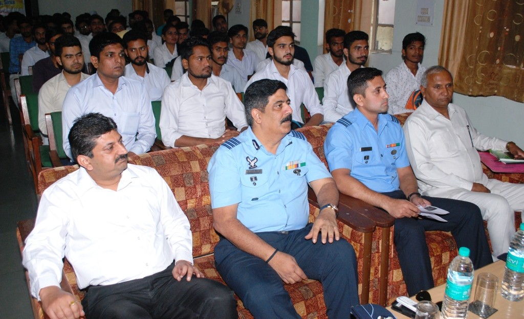 Guest Lecture by Group Captain of Air Force – JCDM College of Engineering