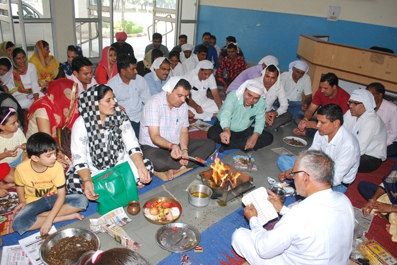 Hawan Ceremony at JCD PG College of Education, Sirsa