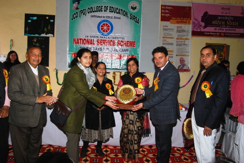 Ending of Seven Day and Night N.S.S Camp – JCD PG College of Education, Sirsa