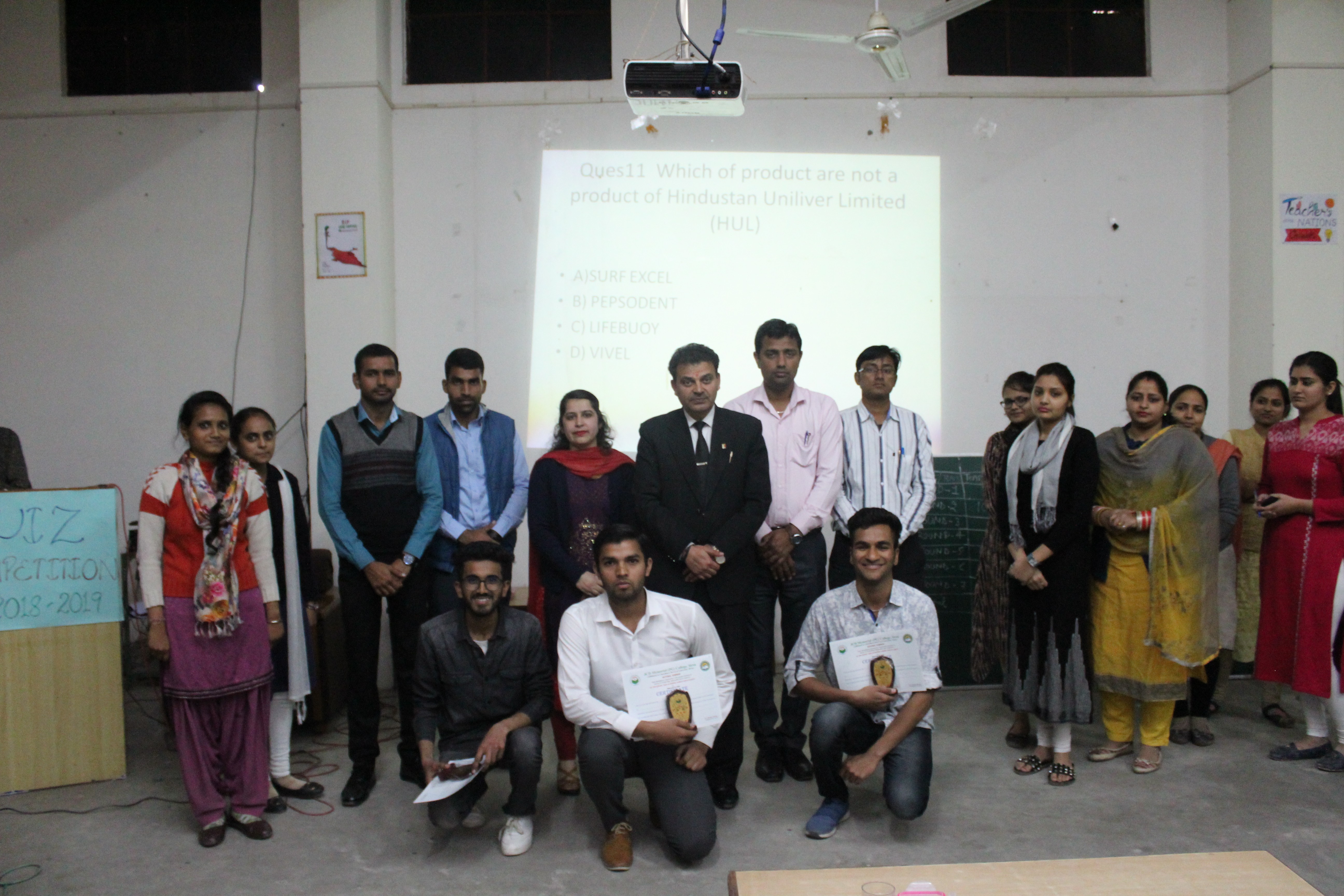 Quiz Competition by Commerce Department – JCD Memorial PG College, Sirsa