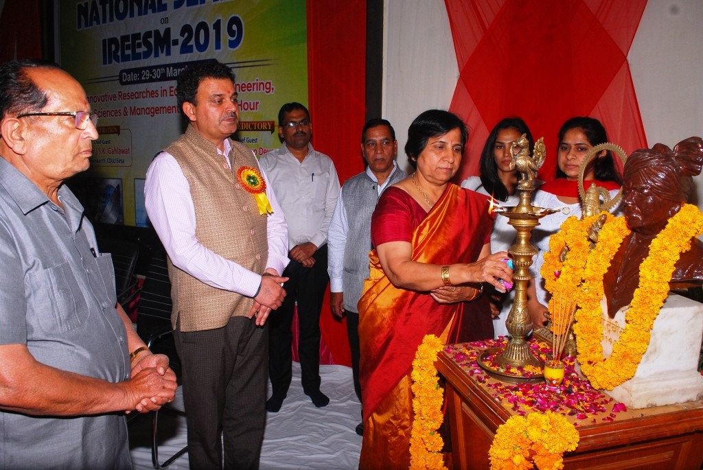 Valedictory Function of Two Days National Seminar – JCD PG College of Education, Sirsa