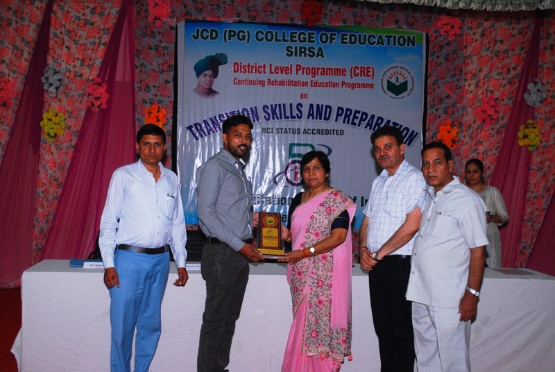 Valedictory Function of CRE Programme – JCD College of Education, Sirsa