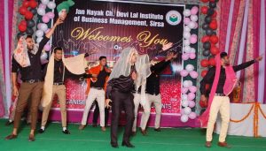 Farewell Party of BBA and MBA Students – JCD IBM College, Sirsa – 29/04/2019