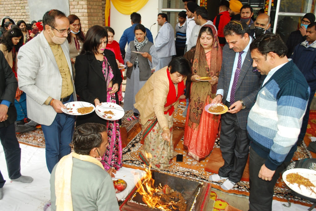 New Session started by Hawan Ceremony – JCD Memorial PG College