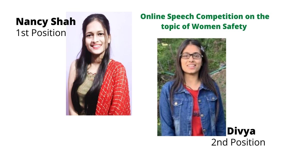 Online Speech Competition on the topic of Women Safety organized at JCD Memorial College