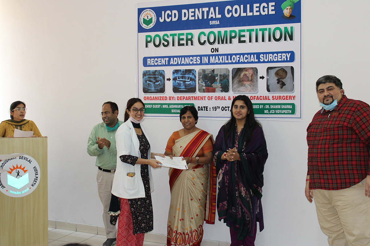 Poster Presentation Competition – JCD Dental College, Sirsa