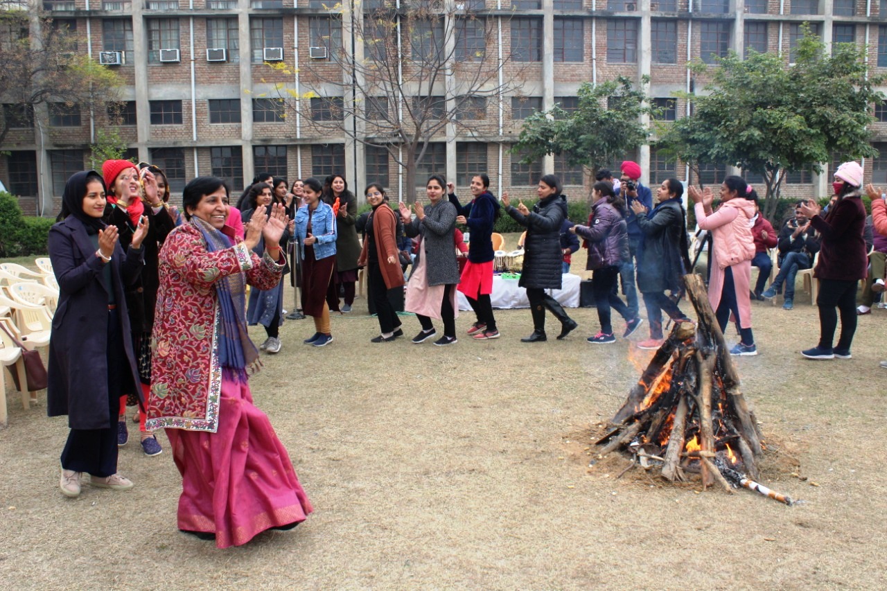 Festival of Lohri celebrated at JCD Memorial College