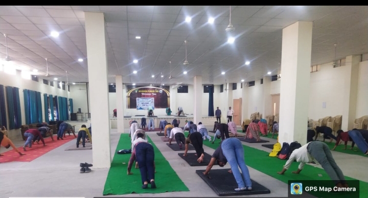 Yoga Training Camp on the occasion of Yoga Day at JCD Memorial College