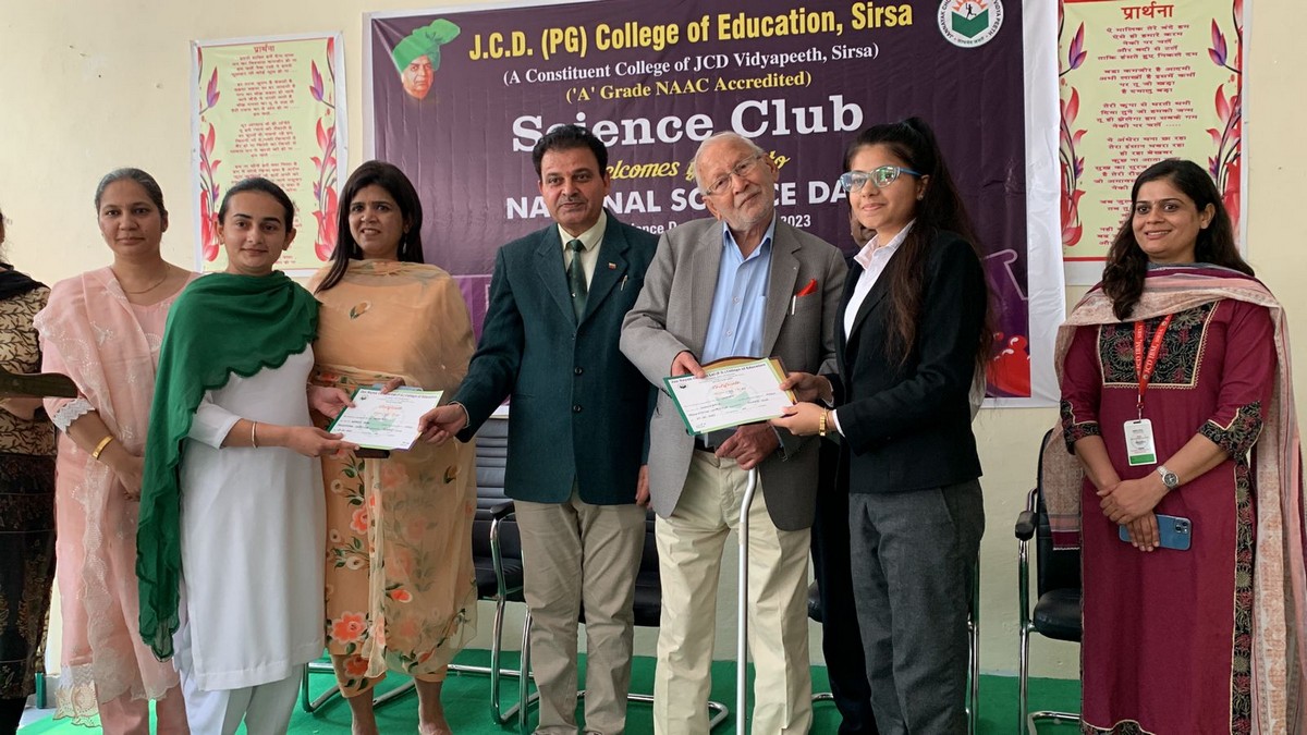 National Science Day Celebration – JCD College of Education