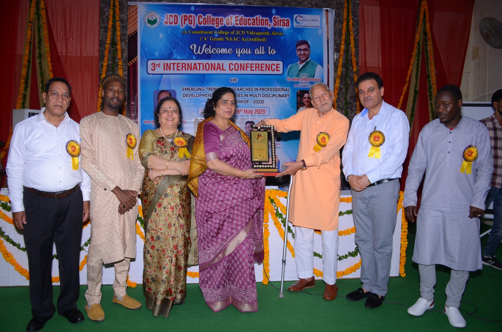 Inauguration of International Conference – JCD PG College of Education